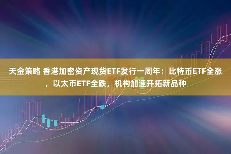 天金策略 香港加密资产现货ETF发行一周年：比特币ETF全涨，以太币ETF全跌，机构加速开拓新品种