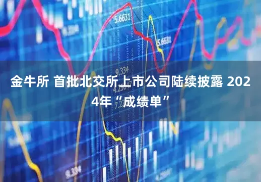 金牛所 首批北交所上市公司陆续披露 2024年“成绩单”